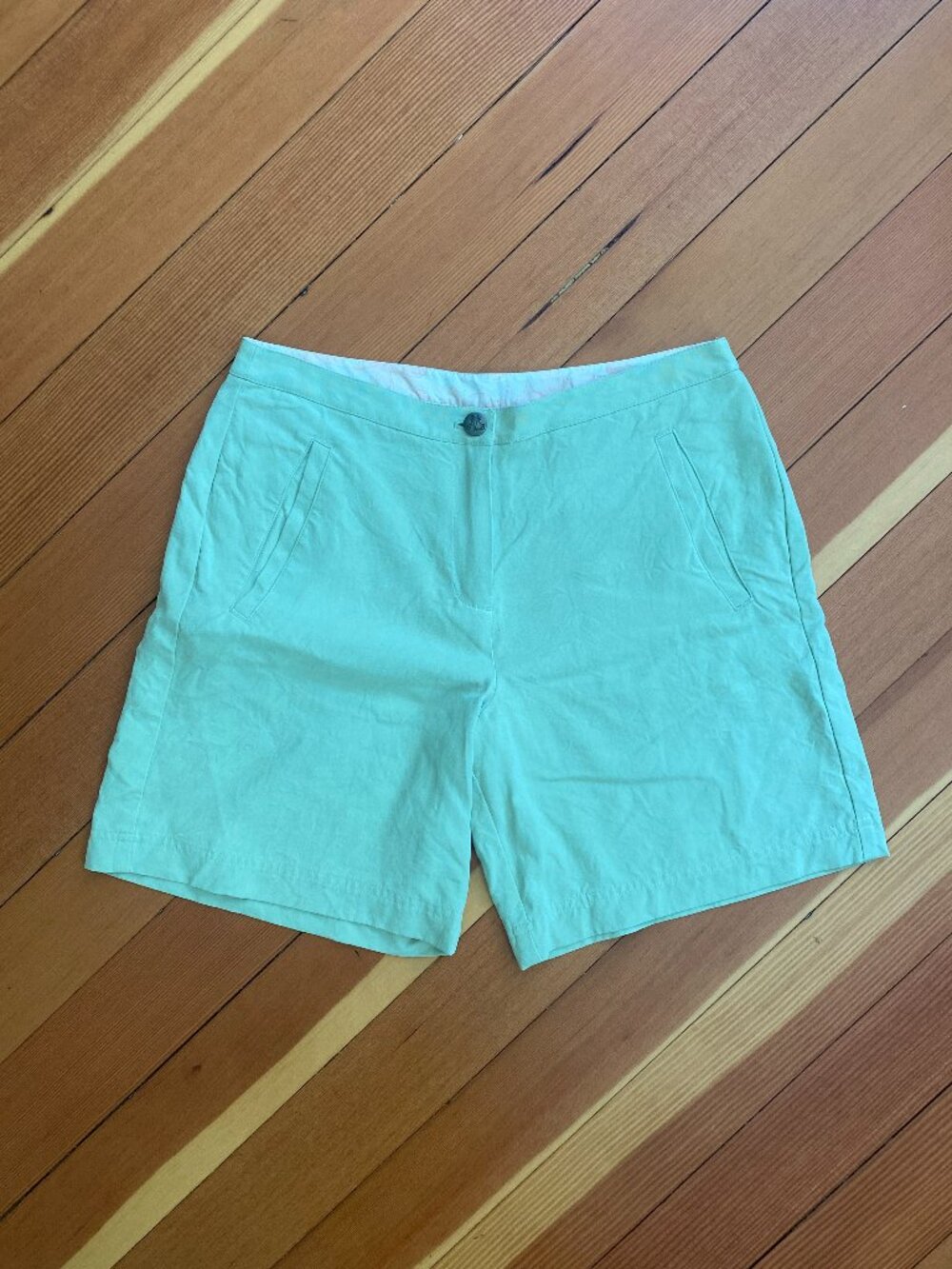 Tommy Bahama 100% Silk Shorts - Green - Size 4